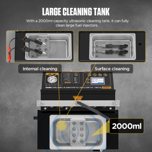 AUTOOL CT500 - Przemysłowa Myjka i Tester Wtryskiwaczy GDI/EFI/FSI