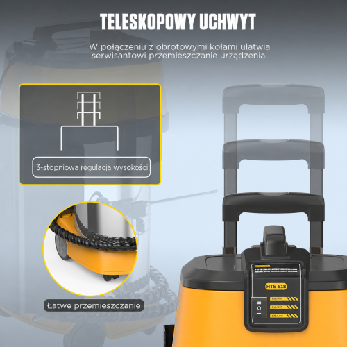 AUTOOL HTS518 Piaskarka do usuwania nagaru granulatem z łupin orzecha