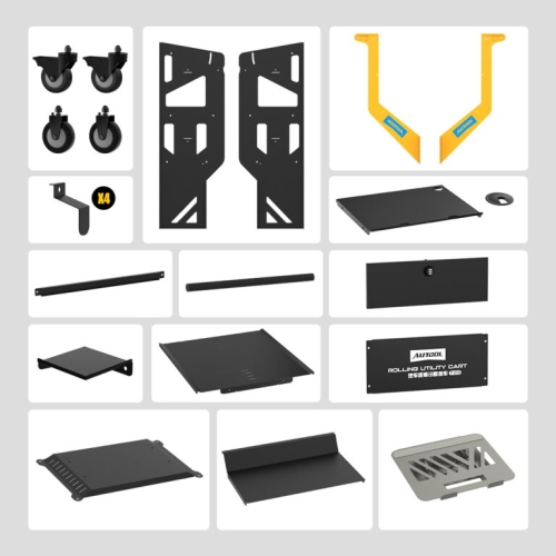 Wózek transportowy AUTOOL T23 Tier z kółkami i uchwytem