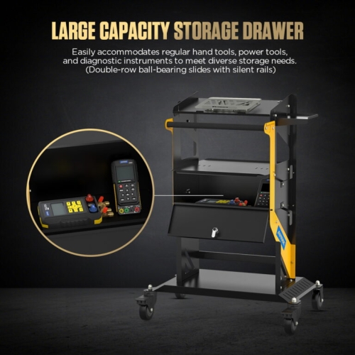 Wózek transportowy AUTOOL T23 Tier z kółkami i uchwytem