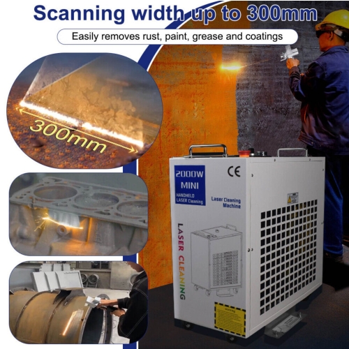 CZYSZCZARKA LASEROWA FIBER 1500W V3 + AKCESORIA