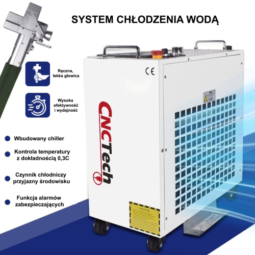 CZYSZCZARKA LASEROWA FIBER 1500W V3 + AKCESORIA