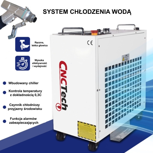 Czyszczarka Spawarka LASEROWA 3w1 FIBER 1500W V3 + AKCESORIA