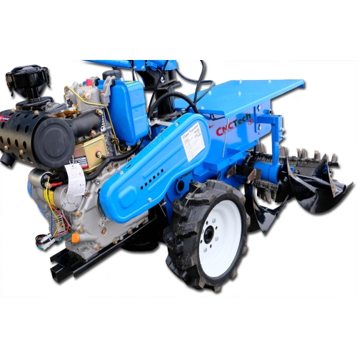 Samobieżna spalinowa koparka łańcuchowa ST80 do rowów | 15 KM | wykop 80cm | 17cm szerokości