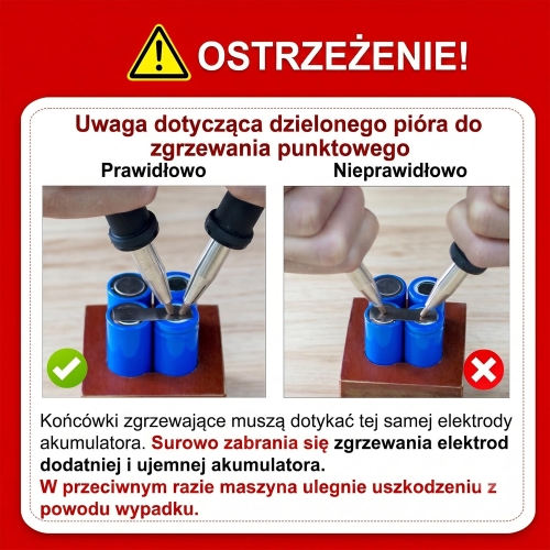 Przenośna Lutownica Spawarka Punktowa Zgrzewarka punktowa GLITTER 801H aluminium/nikiel