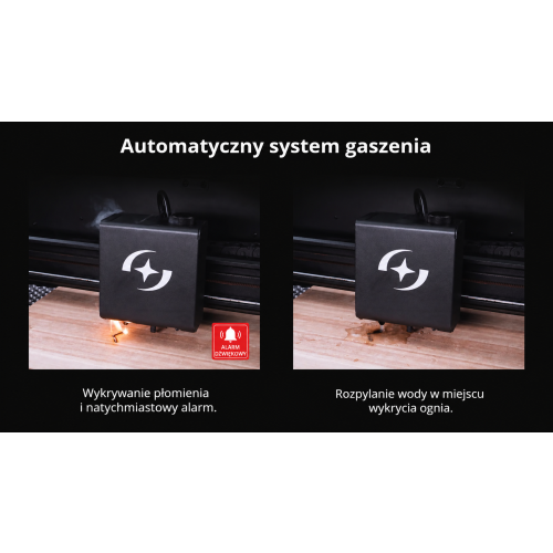 Ploter laserowy CO2 Atomstack Hurricane 55W 80x50cm