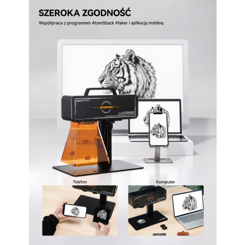 Znakowarka laserowa Atomstack M4 Pro - Podwójny laser