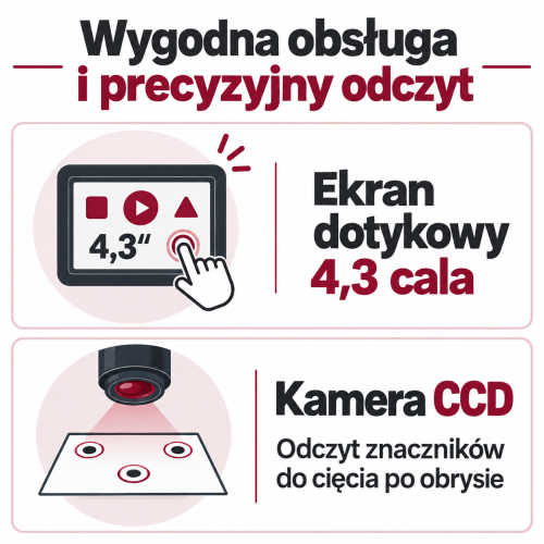 Ploter do cięcia folii OPOS T24A 74cm