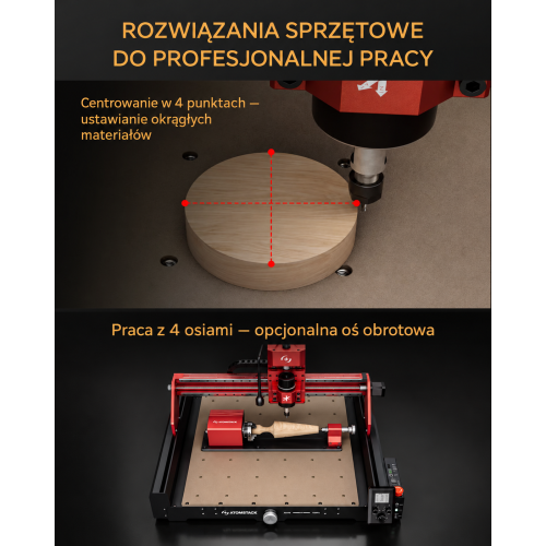 Frezarka CNC Atomstack C4 Pro + Akcesoria