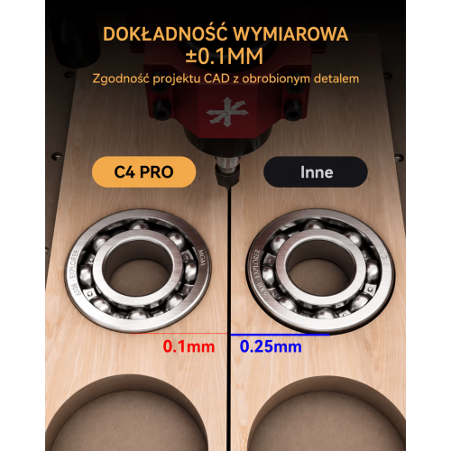 Frezarka CNC Atomstack C4 Pro + Akcesoria