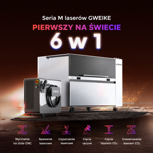 Sześć metod obróbki w zestawach GWEIKE M3