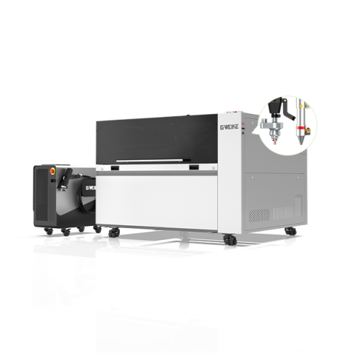GWEIKE M3 PRO — źródło FIBER i stół z laserem CO₂