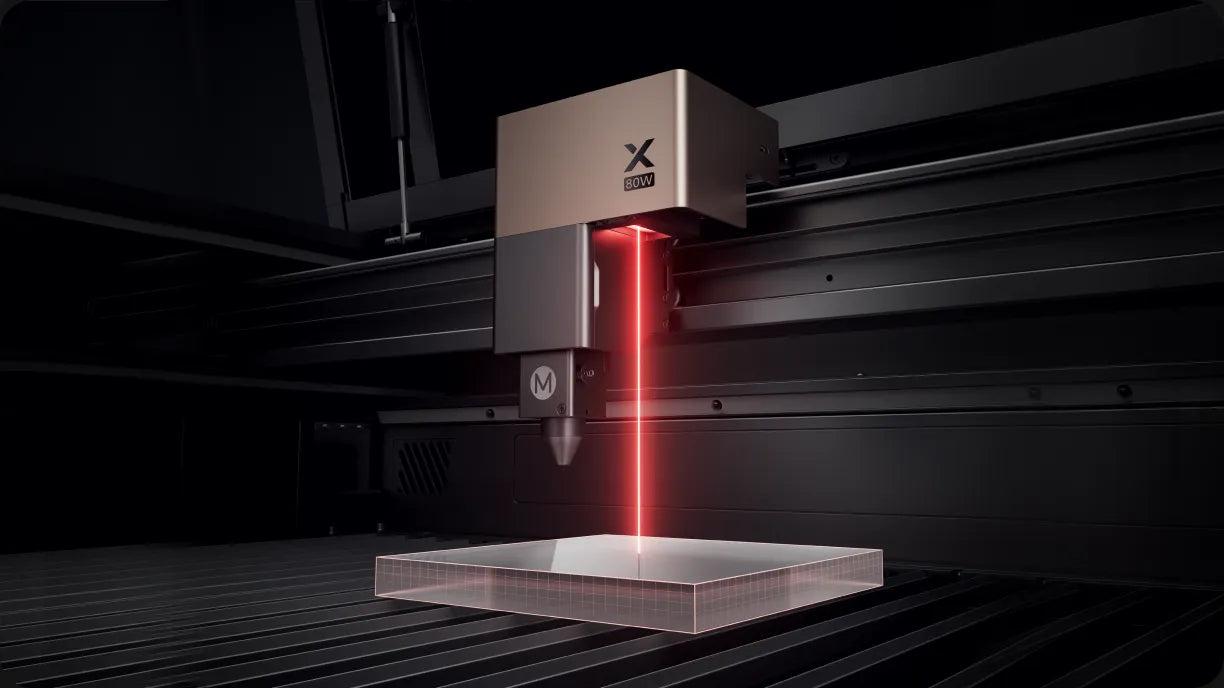 Měření LiDAR a automatické zaostřování xTool P3