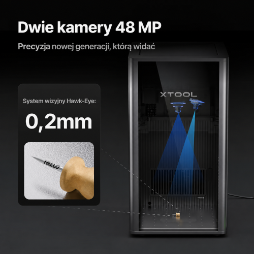 xTool F2 Ultra — dwulaserowy grawer 60 W MOPA + 40 W diodowy