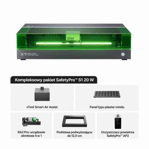 xTool S1 — zamknięta wycinarka i grawerka laserowa diodowa