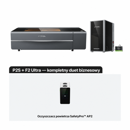 xTool seria P + F — wydajny duet biznesowy