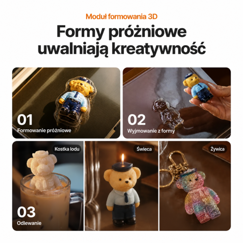 xTool 3D Form — wykonywanie form próżniowych xTool 3D Form — wykonywanie form próżniowych