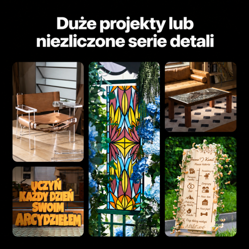 Podajnik xTool P3 — projekty wielkoformatowe i obróbka seryjna