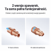 Porównanie konstrukcji V1 ze złączem wciskanym oraz V2 z połączeniem gwintowanym — oferta obejmuje wyłącznie V1