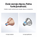 Porównanie złącza wciskanego V1 i gwintowanego V2 dyszy czyszczącej — oferta obejmuje wyłącznie jedną dyszę V1