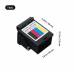 Budowa i wymiary wkładu atramentowego CMYK do xTool M2