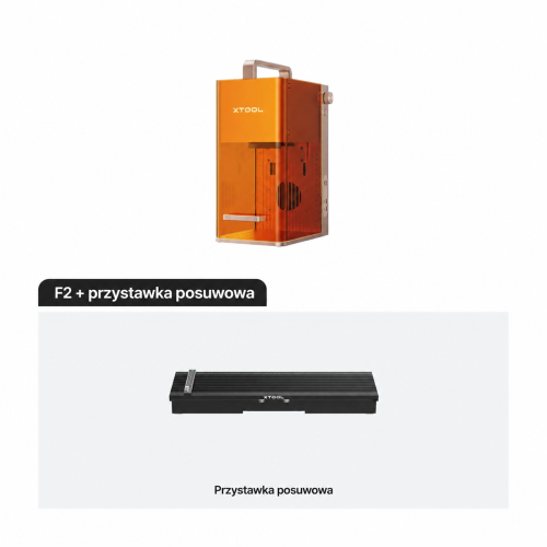 xTool F2 — przenośny grawer dwulaserowy 5 W IR + 15 W diodowy