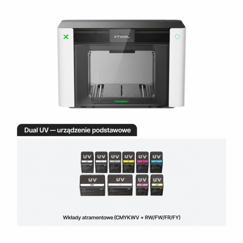 xTool O1 Omni Printer — drukarka UV, UV DTF, DTG i DTF 4 w 1 xTool O1 Omni Printer — drukarka UV, UV DTF, DTG i DTF 4 w 1