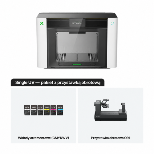 xTool O1 Omni Printer — drukarka UV, UV DTF, DTG i DTF 4 w 1 xTool O1 Omni Printer — drukarka UV, UV DTF, DTG i DTF 4 w 1