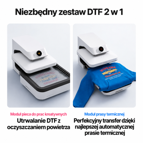xTool WonderPress 3D — modułowa automatyczna prasa termotransferowa xTool WonderPress 3D — modułowa automatyczna prasa termotransferowa